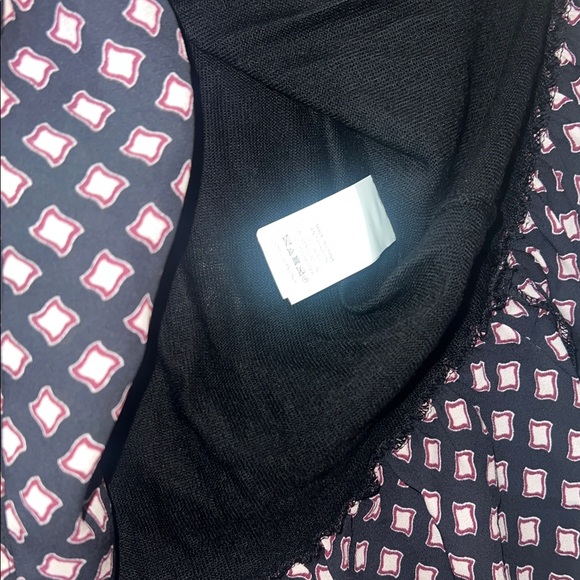 Kate Spade New York Mixed-Media Diamond print Peplum Sweater NWOT - Picture 7 of 7